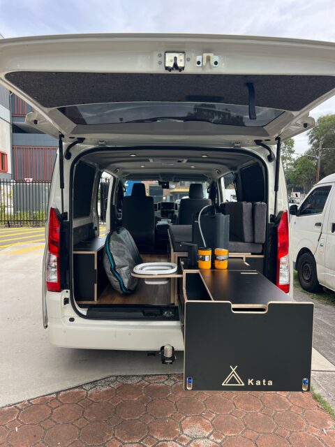 Toyota Hiace H300 ✅
Full conversion
Electric & lights
Flooring
Wall and insulation
Maxx Fan
Mattress