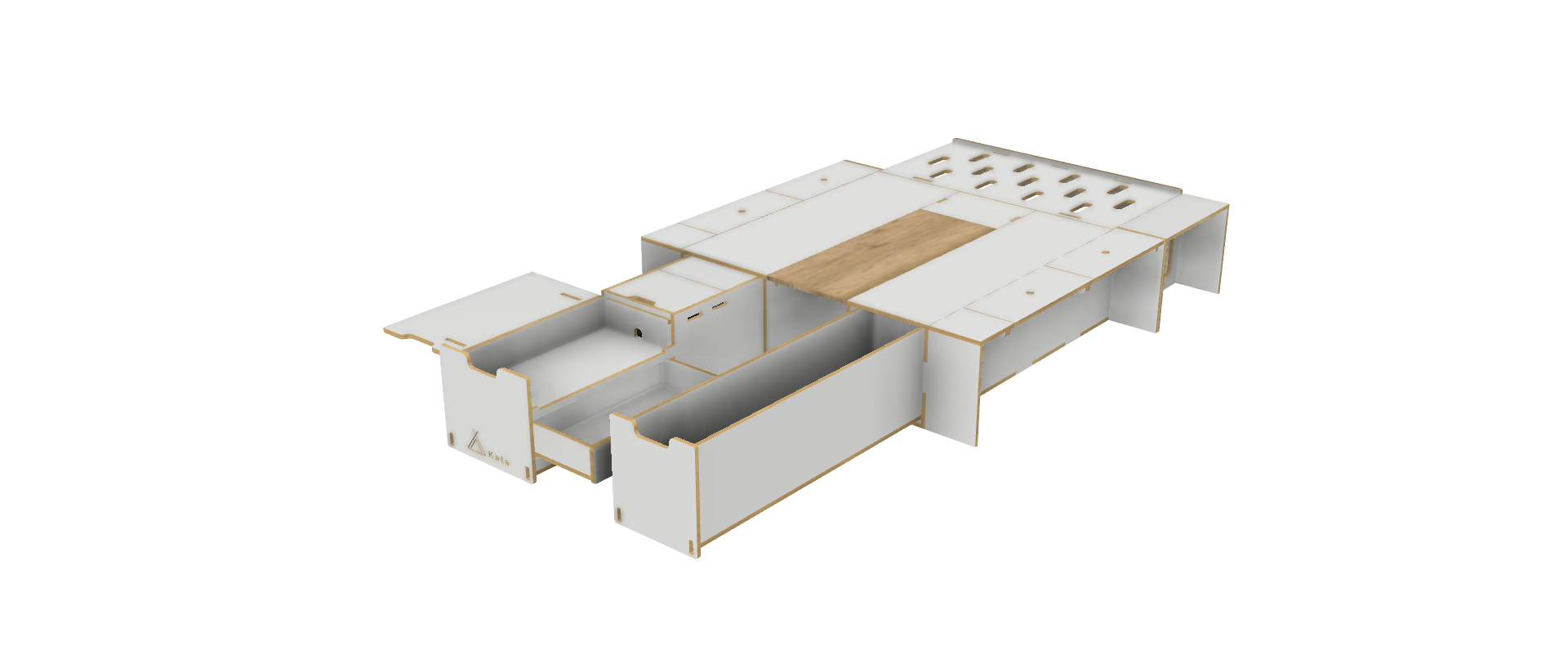 Vanbox 1200 LWB – 1200mm with Table - Image 5
